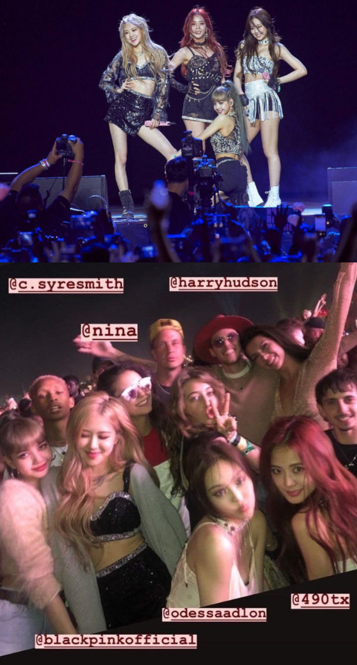 Black Pink Pesta Bareng Khalid Hingga Jaden Smith Usai Tampil di Coachella