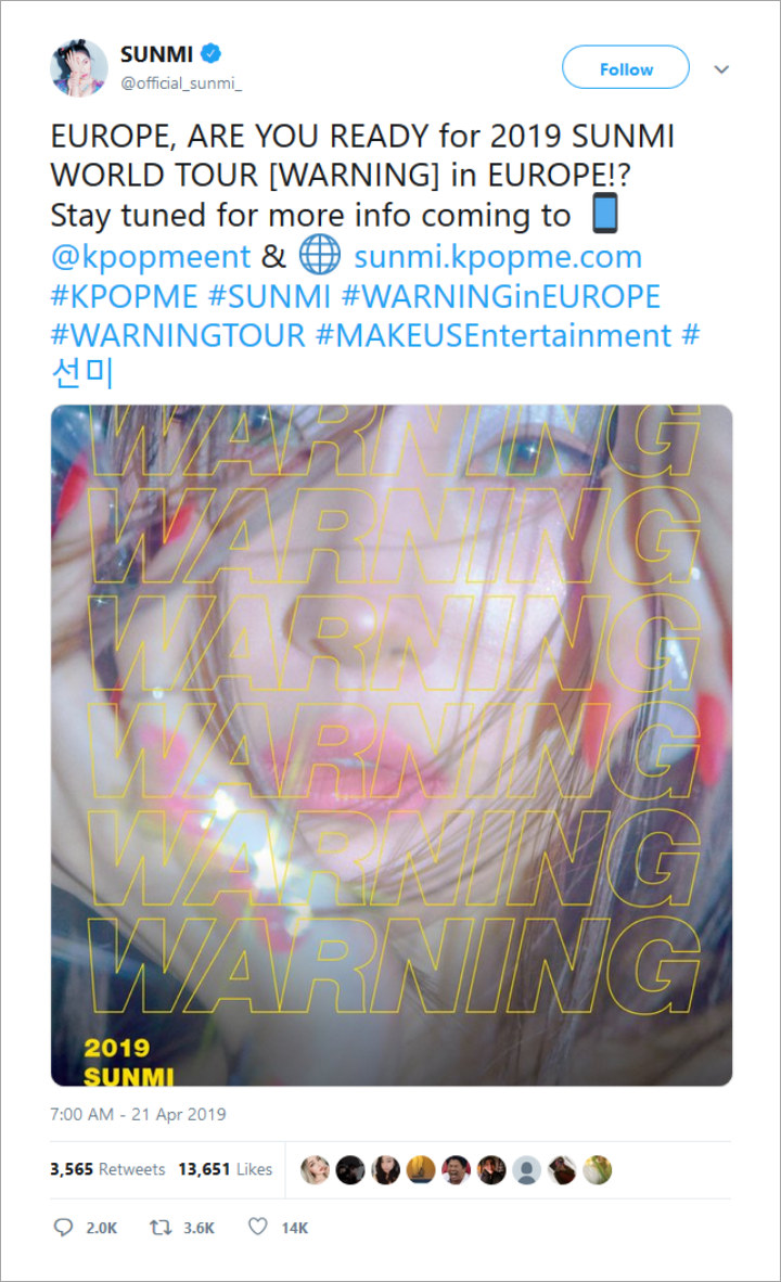 Sumni Umumkan Bakal Kunjungi Benua Eropa Untuk Tur Konser Solo Pertamanya \'Warning\'