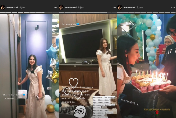 Irish Bella Dapat Kejutan Ultah Spesial Dari Ammar Zoni