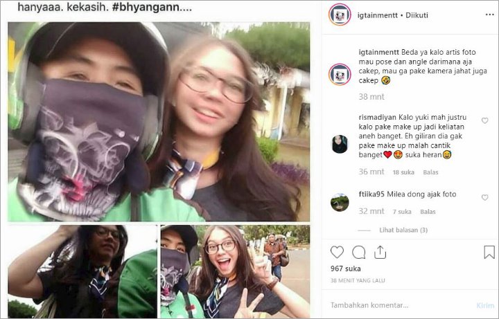Yuki Kato Naik Ojek Online