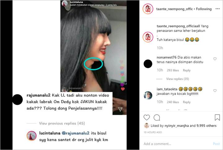 Jakun Lucinta Luna Jadi Sorotan