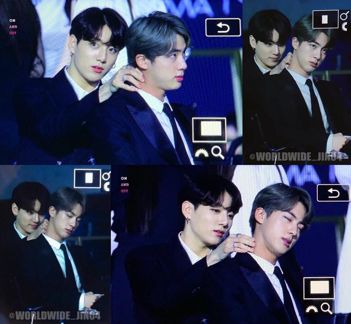 The Fact Music Awards 2019: BTS Tak Perform, Jungkook Malah Asyik Pijat Leher Jin