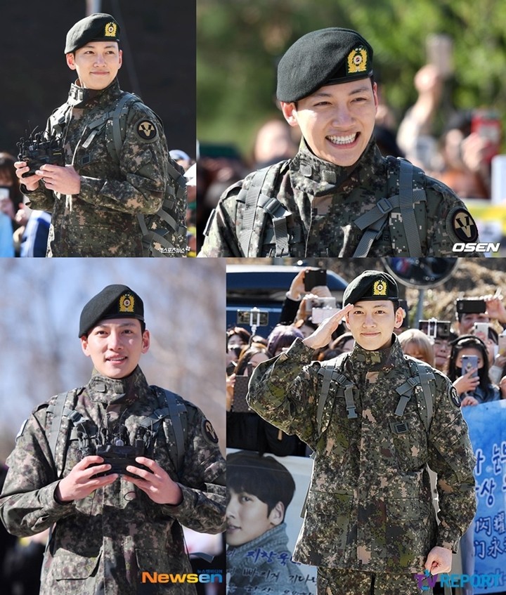Foto-Foto Ji Chang Wook Sumringah Selesai Wamil Diserbu Ucapan Selamat