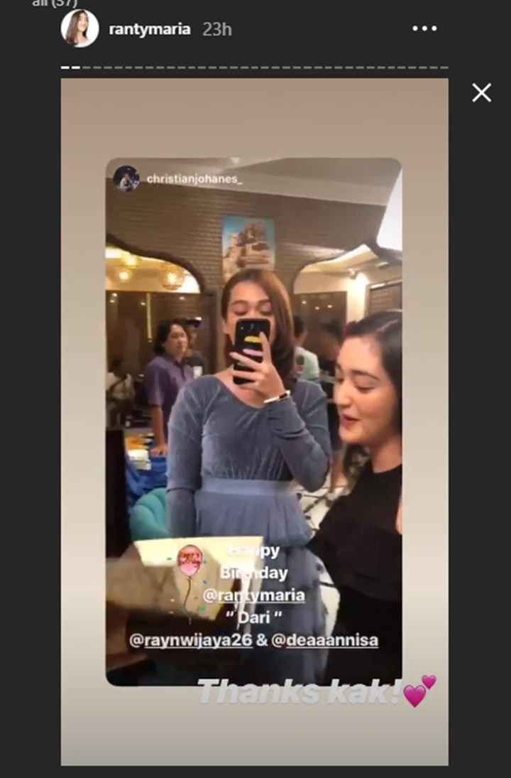 Kejutan ultah Ranty