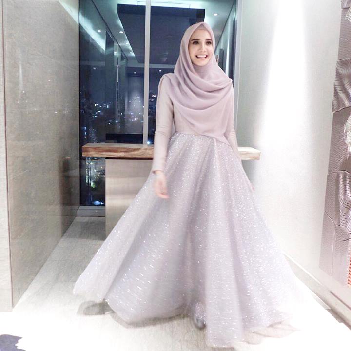 dress pengantin muslimah simple