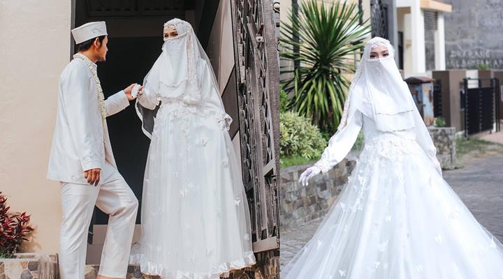 Inspirasi Gaun Pengantin Niqab