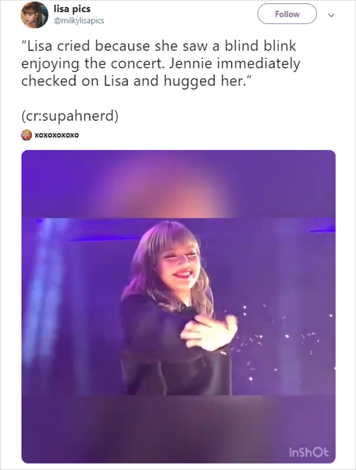 Lisa Mendadak Nangis di Konser Black Pink