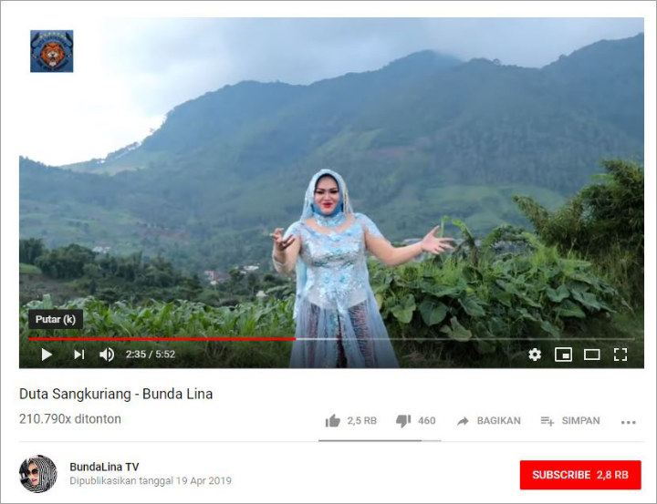 Eks Istri Sule nyanyi