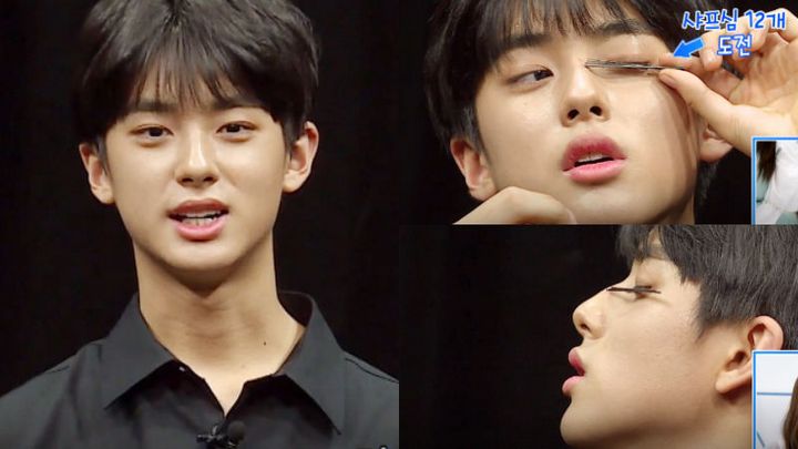 Peserta \'Produce X 101\' Ini Sukses Taruh 12 Isi Pensil di Atas Bulu Mata