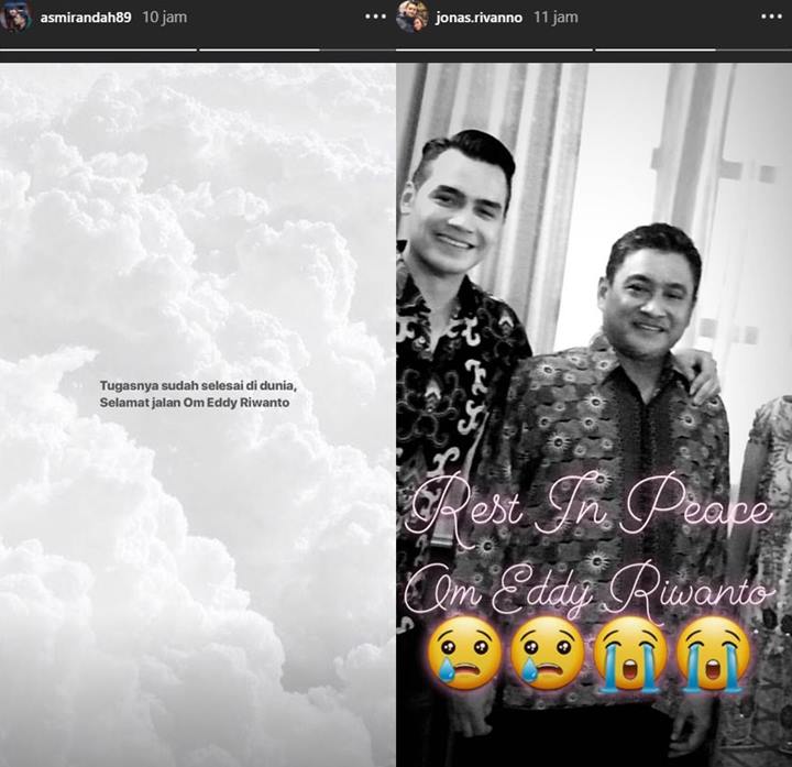 Asmirandah dan Jonas Rivanno Berduka