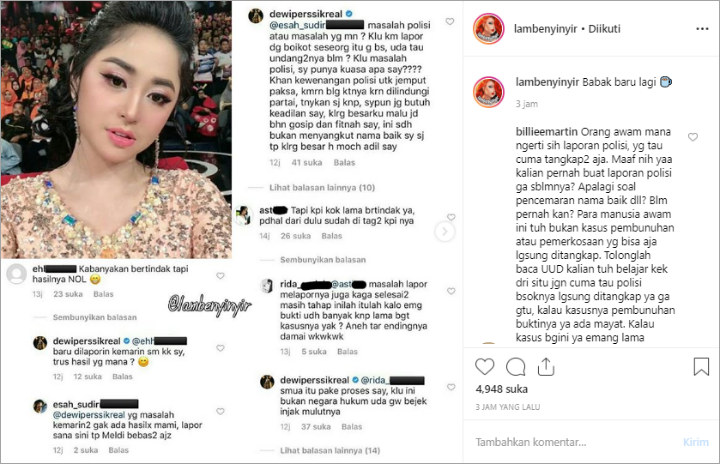Dewi Persik Sewot Saat Ditanya Perkembangan Kasus Meldi, Sebut Ada Campur Tangan Partai