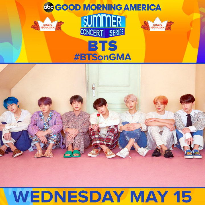 BTS Dikonfirmasi Bakal Tampil Dalam Good Morning America Summer Concert 2019