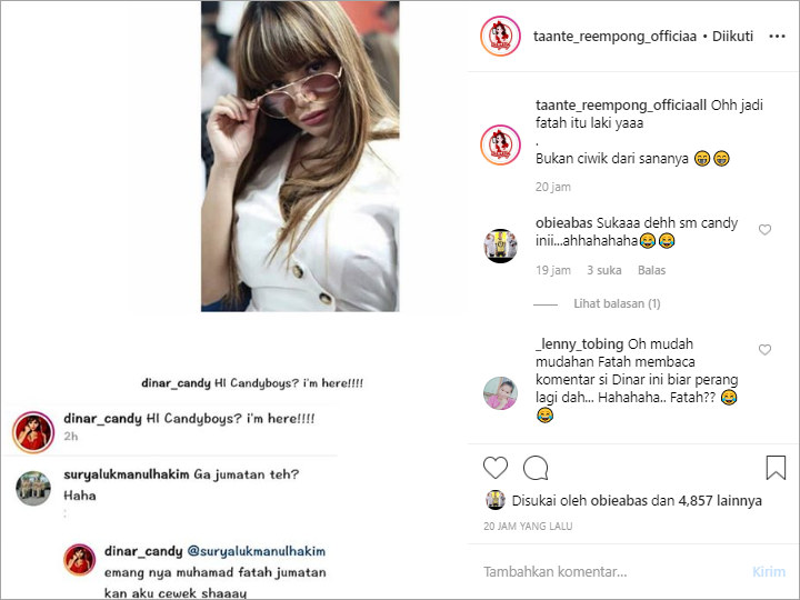 Dinar Candy Diduga Sindir Lucinta Luna Soal Salat Jumat, Reaksi Netter Tak Terduga
