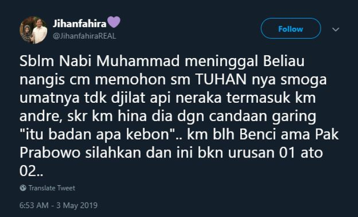 Jihan Fahira Ngamuk Hingga Beri Sumpah Serapah Untuk Andre 