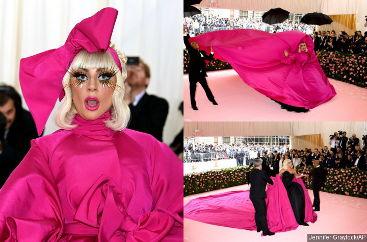 Gaun Lady Gaga di Met Gala 2019
