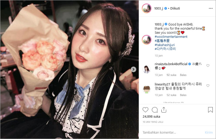 Takahashi Juri \'Produce 48\' Lulus Dari AKB48, Siap Debut Dengan Agensi Infinite