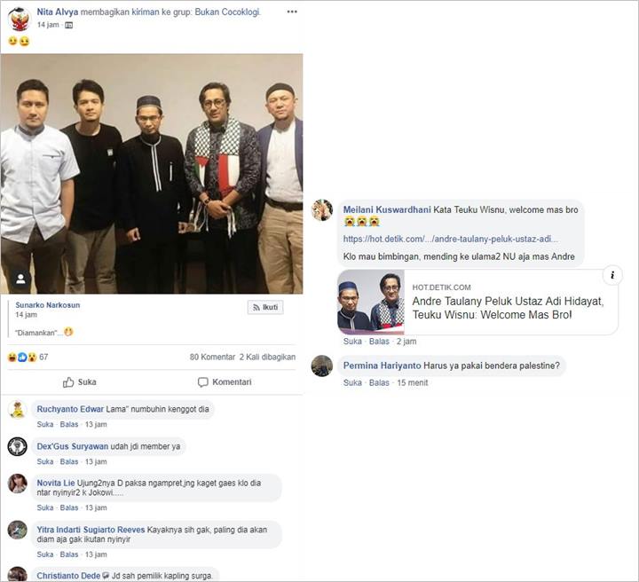 Reaksi Netter Soal Andre Taulany