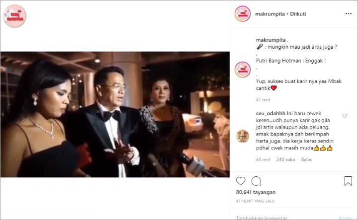 Ogah Jadi Artis, Sikap Sederhana Putri Hotman Paris Hutapea Banjir Pujian