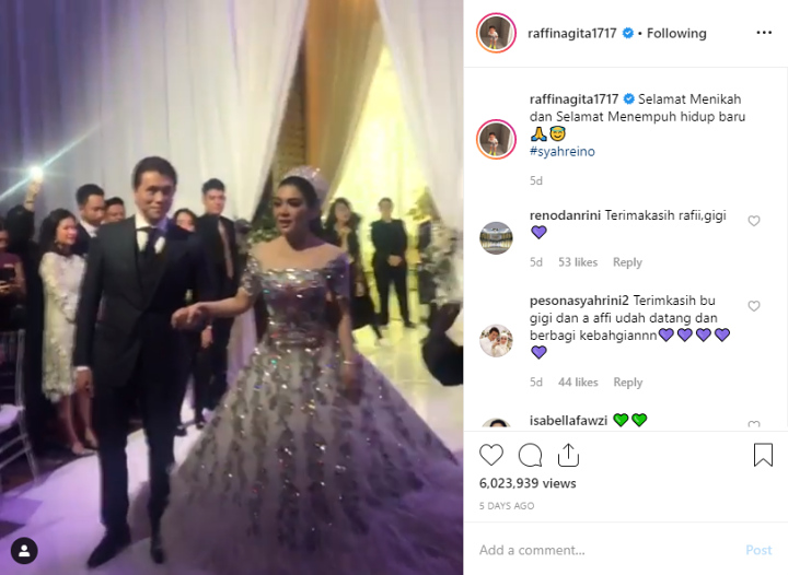 Nagita Tertawa Gaya Syahrini