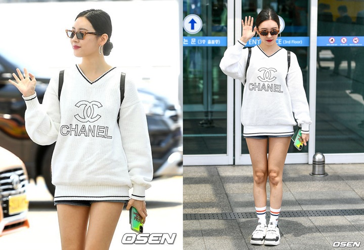 Sunmi Pakai Baju Bermerek Saat Berangkat ke Taiwan, Netter Ejek Norak Mirip Tante-Tante