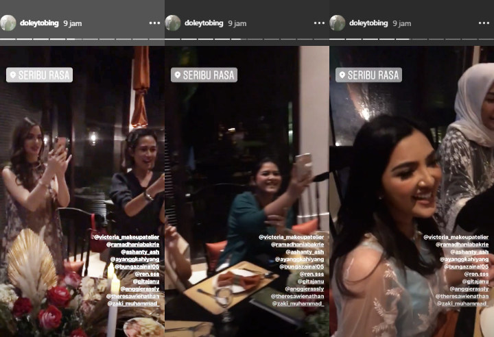 Kahiyang Ayu dan Para Artis