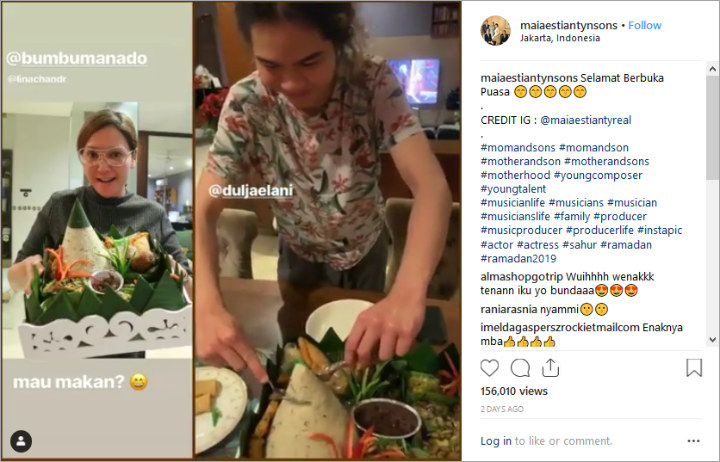 Menu Buka Puasa Maia Estianty