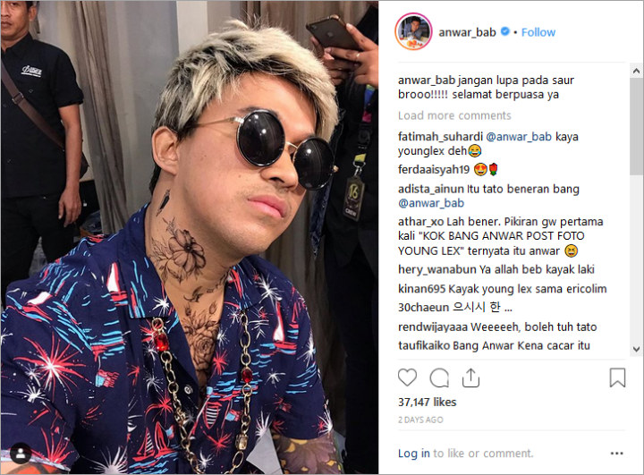 Anwar Tiru Young Lex Bikin Kangen Olga