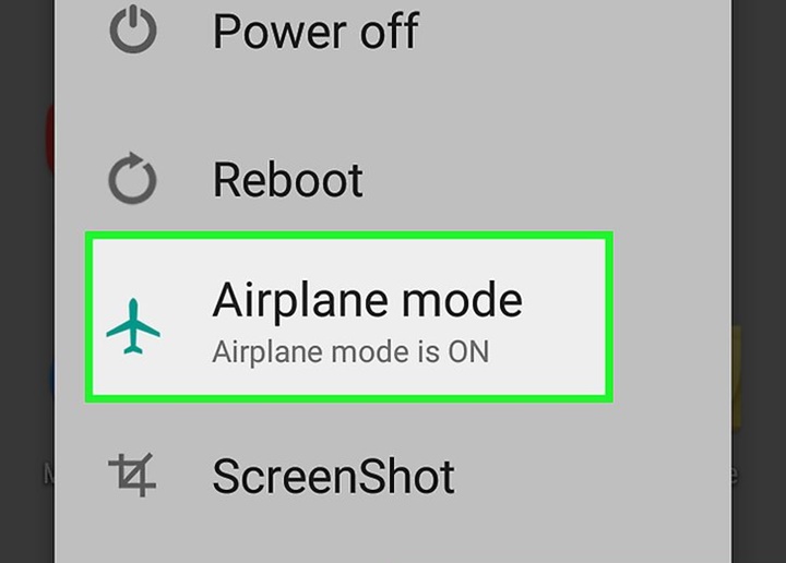 Gunakan Airplane Mode
