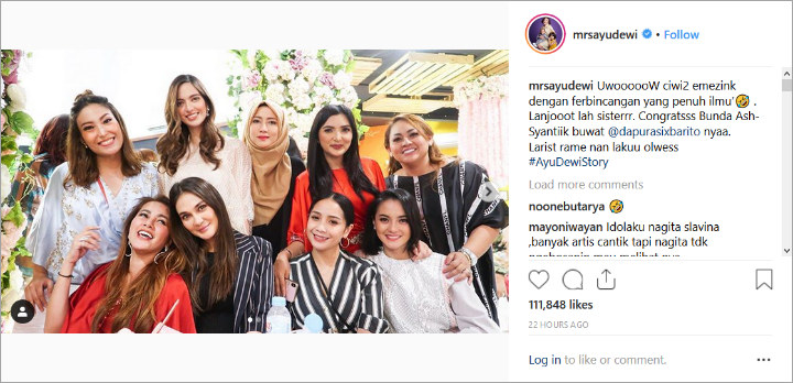 Geng Luna Maya Dipuji Berkelas