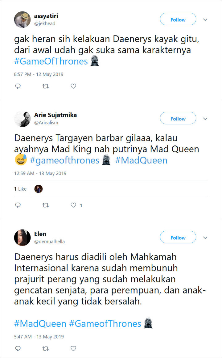 Kebangkitan Mad Queen di Episode 5 \'Game of Thrones\' Bikin Fans Emosi