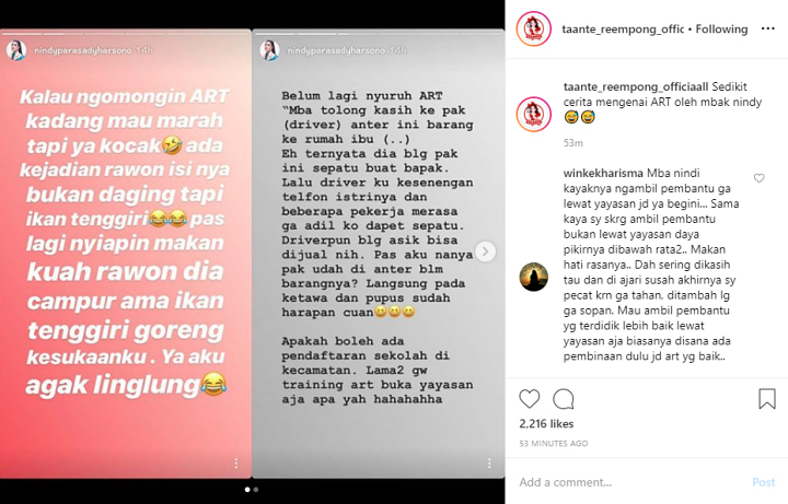Instagram Story Nindy
