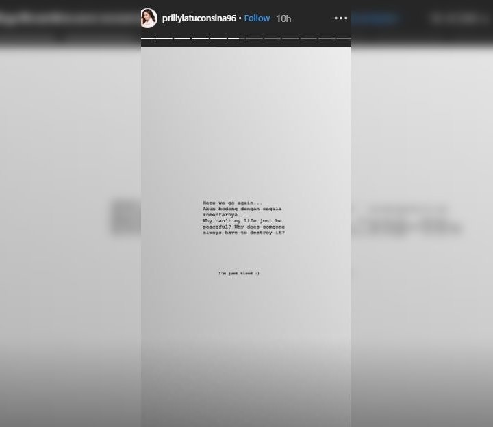 Instagram Prilly Latuconsina Geram Dengan Akun Bodong