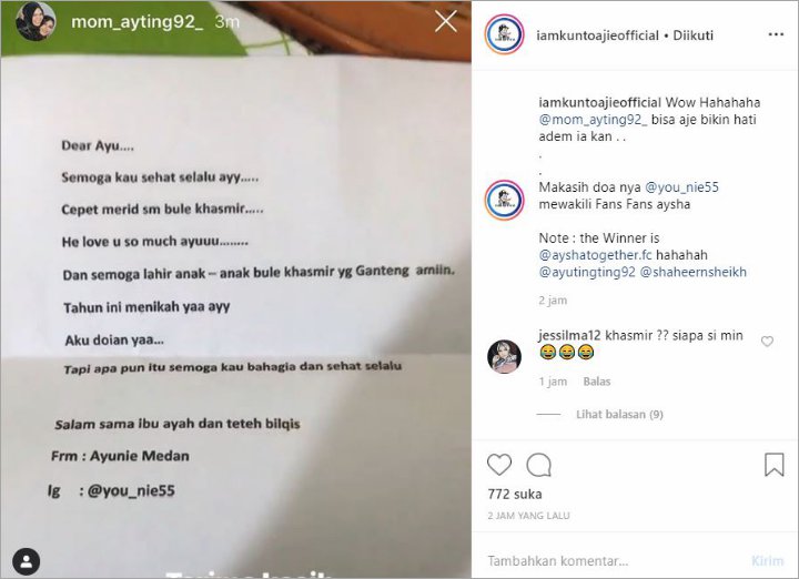 Ibunda Ayu Ting Ting Kembali Kepergok Restui Sang Putri Andai Balikan Dengan Shaheer Sheikh