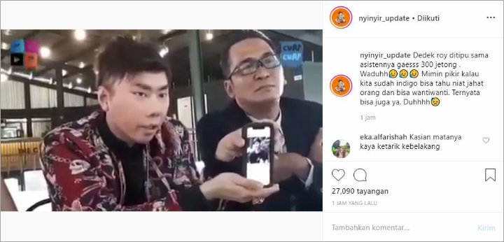 Roy Kiyoshi Ditipu Asisten Senilai Rp300 Juta, Kemampuan Indigo Diragukan Hingga Mata Bikin Salfok