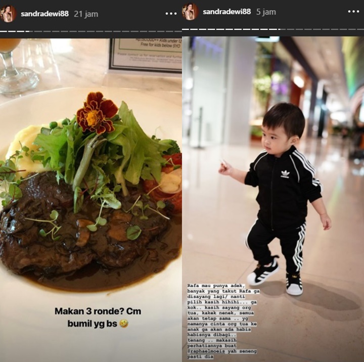 Sandra Dewi Janji Rasa Sayangnya pada Raphael Moeis Tidak Akan Berubah