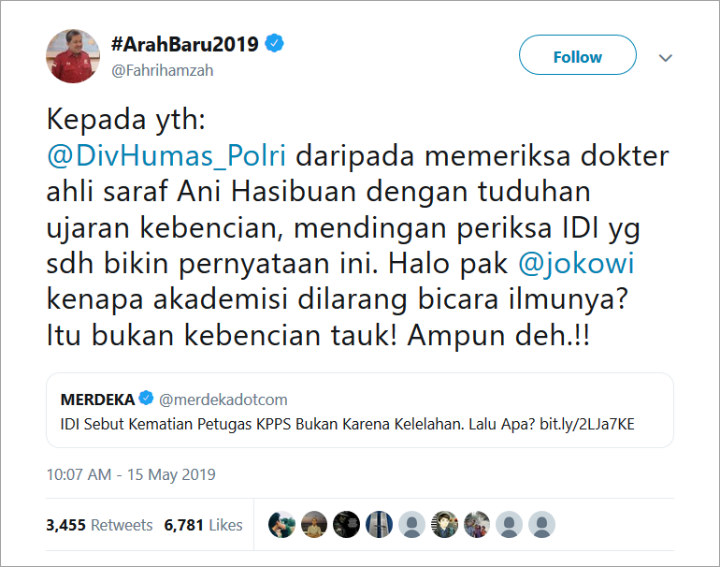 Dokter yang Usut Kematian Para Petugas KPPS Dipanggil 