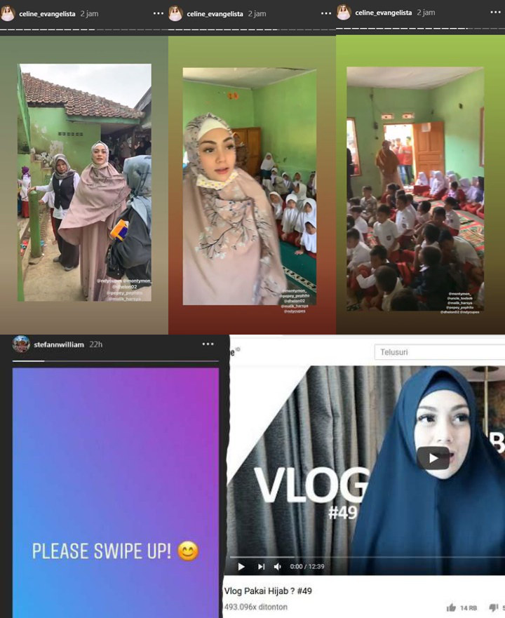 Stefan William Dukung Celine Berhijab