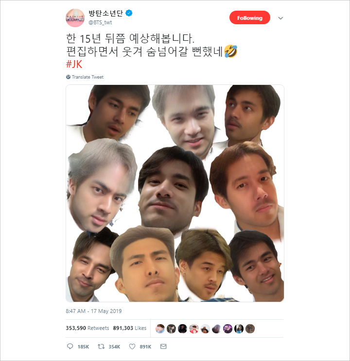 Seperti Ini Wajah Member-Member BTS 15 Tahun Kemudian Menurut Prediksi Jungkook