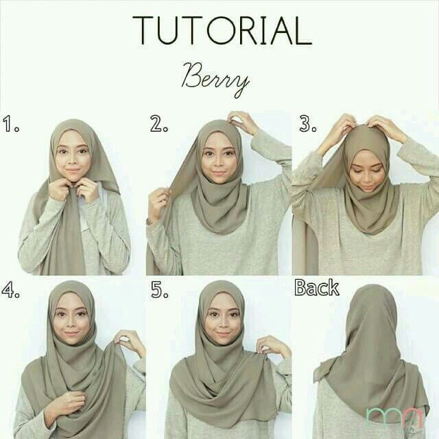 Tutorial Hijab Pashmina Simple 2019