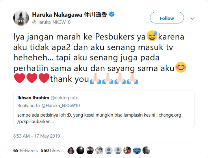 HAruka Tentang Pesbukers