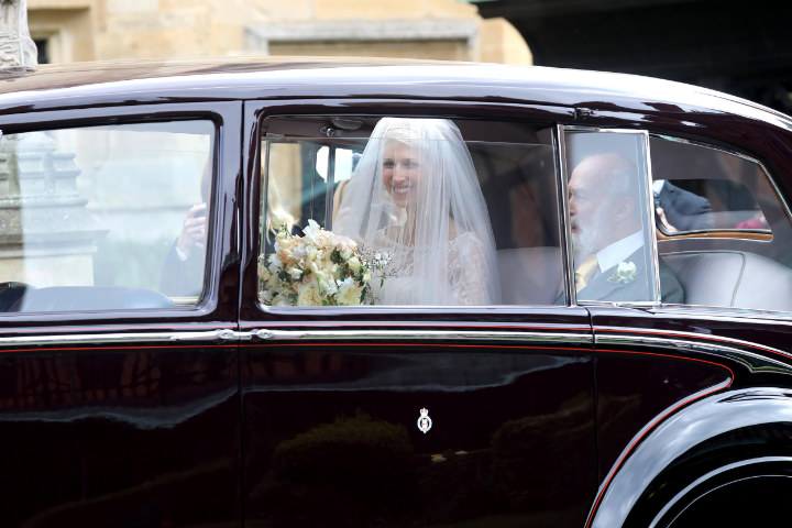Lady Gabriella Windsor Tiba di Lokasi Pernikahan