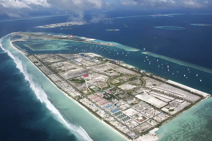 Hulhumalé di Maladewa