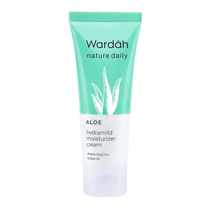 Wardah Nature Daily Aloe Hydramild Moisturizer Cream Rp 21 Ribu