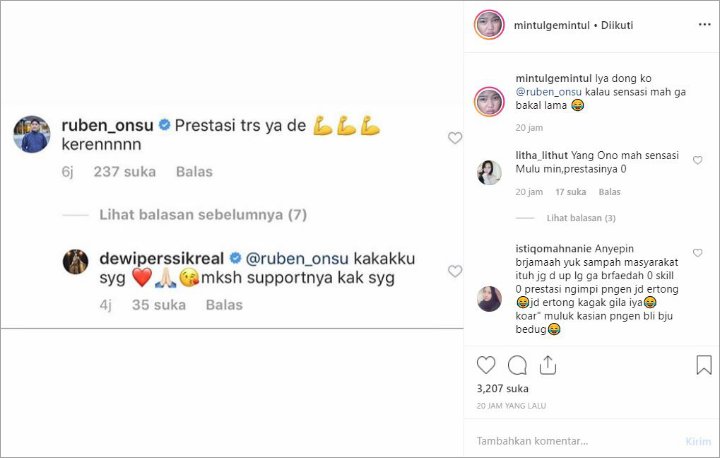Ruben Onsu Puji Dewi Persik