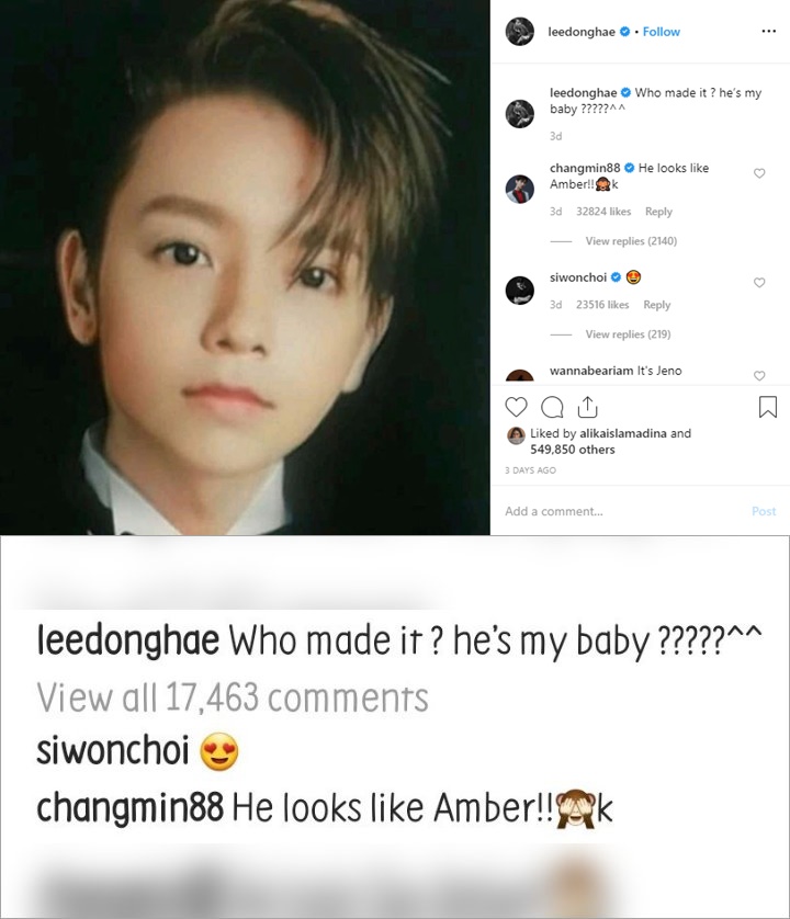 Donghae Super Junior Unggah Foto Anak Kecil