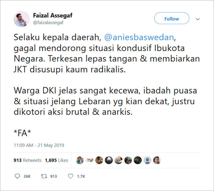 Faizal Assegaf