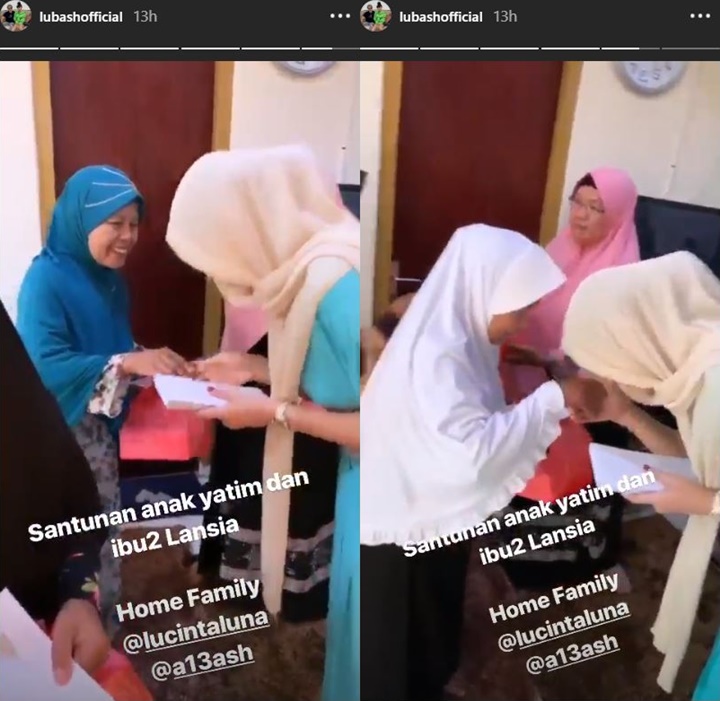 Lucinta Luna Bagi Uang
