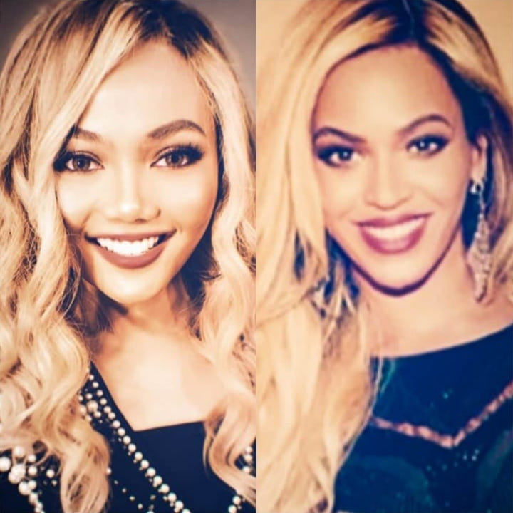Rina Nose Juga Bisa Berubah Jadi Beyonce Nih