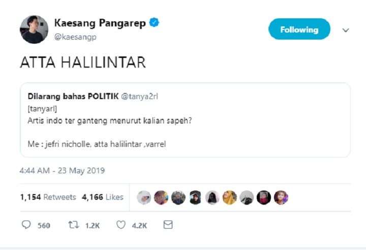 Cuitan Kaesang Pangarep