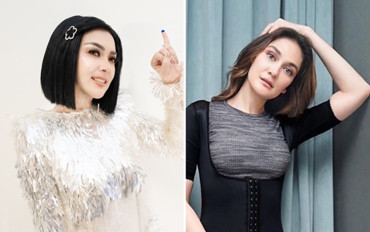 Syahrini Sindir Aura Kayak Hantu, Luna Maya Senyum 'Tertawakan' Istri Reino Minder Kalah Cantik?